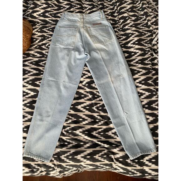 Vintage Embroidered D’Mode Classix Straight Leg High Rise Denim Jeans Size 11/12 - Picture 8 of 11